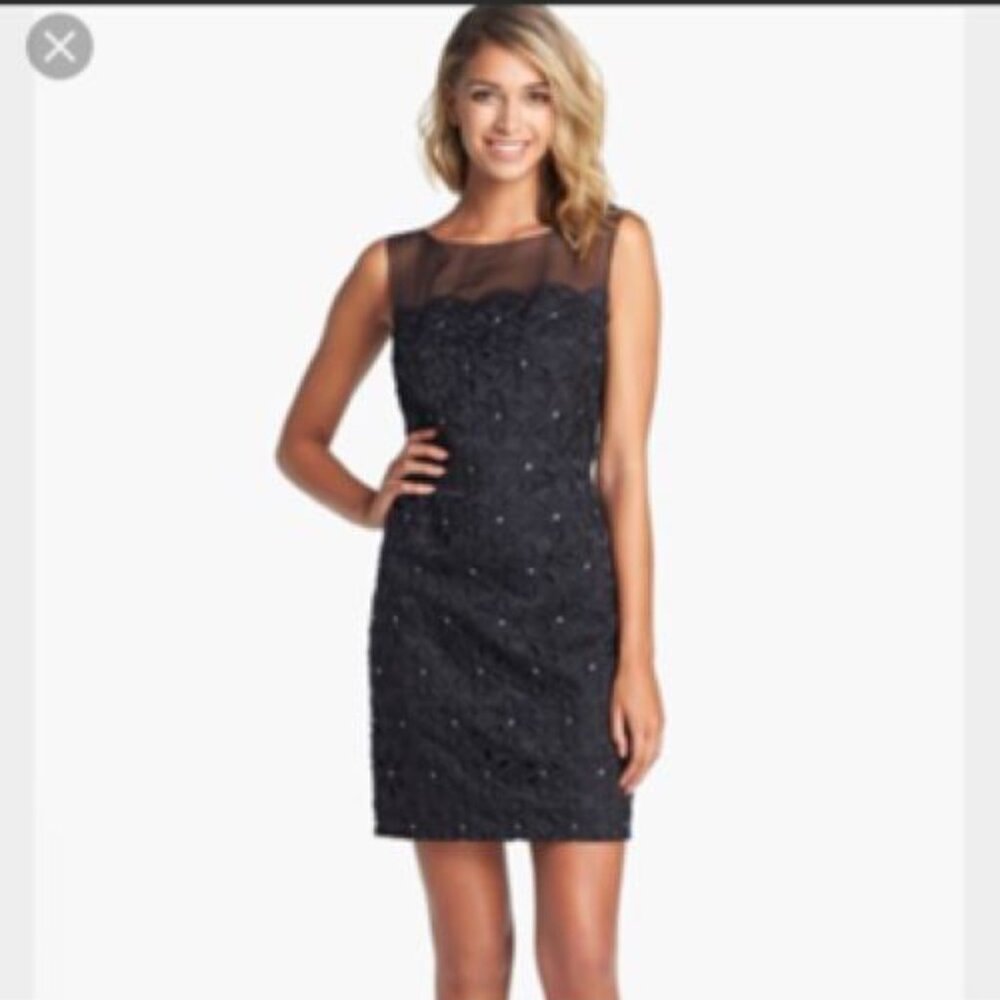Sold!!!LILLY PULITZER BLACK DAISY FULTON EYELET DRESS SZ 2 - Picture 1 of 16
